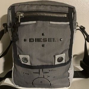 Y2K archive Diesel Striped crossbody small bag vintage